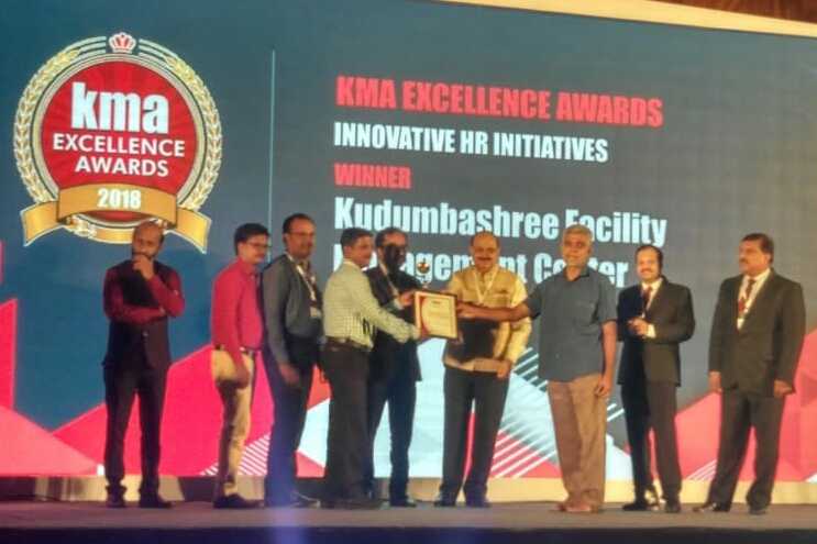 FMC project manager Dilraj K.R recieves KMA award for excellence